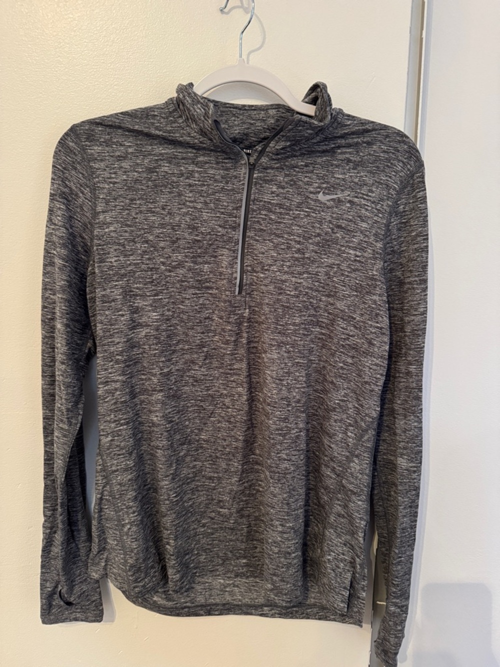 Nike Dark Gray Heather Quarter-Zip Pullover